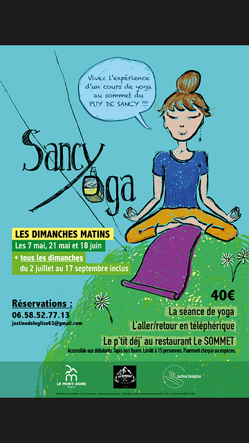 Affiche Sancy Yoga