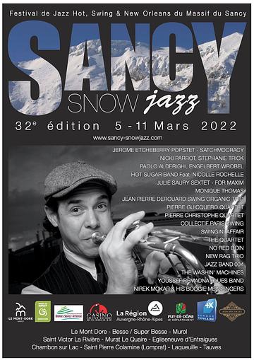 Affiche Festival Sancy Snow Jazz - 32ème édition