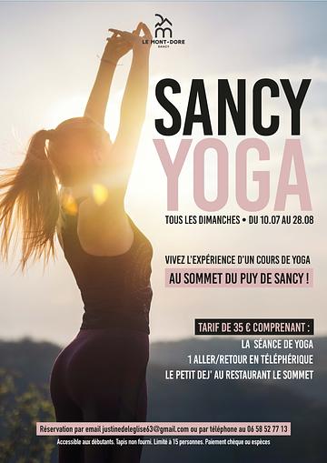 Affiche Sancy Yoga