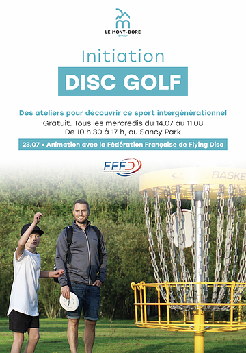 Affiche Initiation Disc Golf