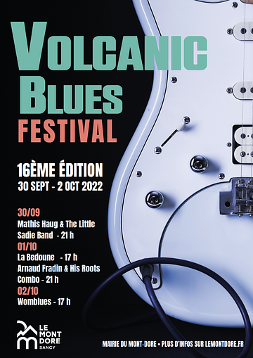Affiche Volcanic Blues Festival - 16ème édition